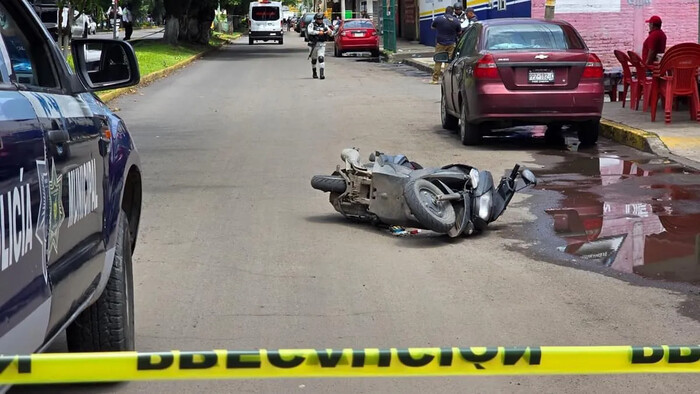 En Zamora, balean a motociclista, la moto tenía reporte de robo