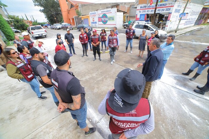 Encabeza Barragán jornada de limpieza y fumigación en colonias afectadas