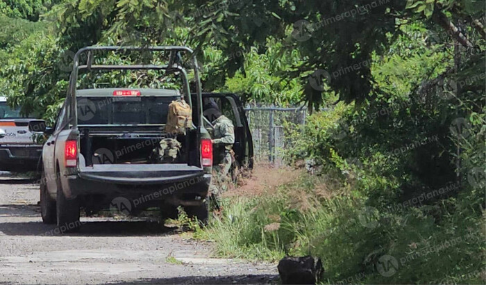 Encuentran fosa clandestina en predio de Apatzingán