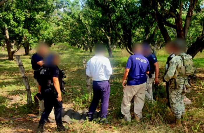 Encuentran osamenta de mujer en huerta de mangos