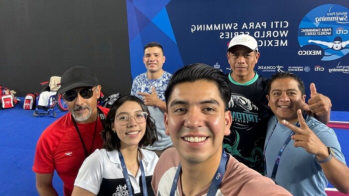 Equipo de Paranatación de IMCUFIDE, presente en el Citi Para Swimming World Series México