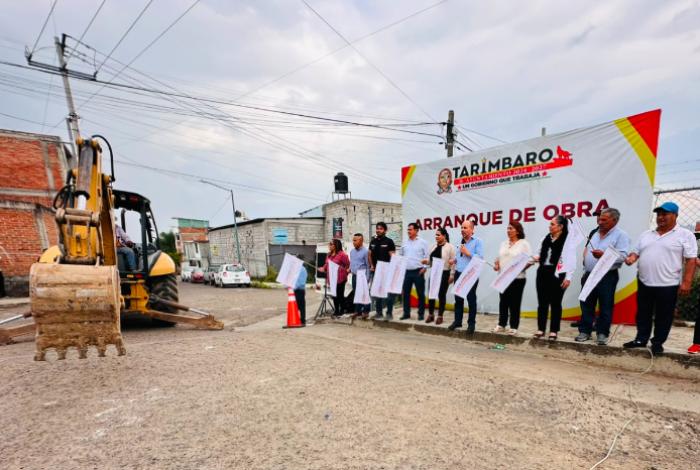 Eric Gaona encabeza la mayor rehabilitación vial de los últimos años en Tarímbaro