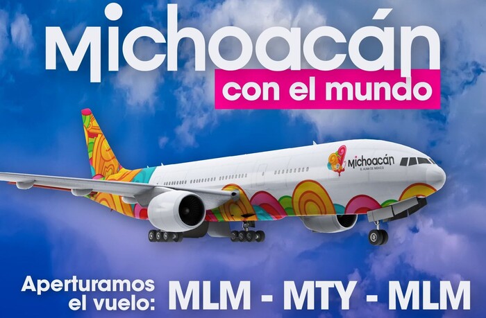 ¡Es hoy, es hoy! Inicia hoy nuevo vuelo Morelia-Monterrey