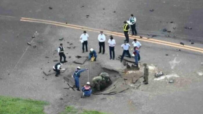 Estalla bomba de la segunda guerra mundial en aeropuerto de Japón 