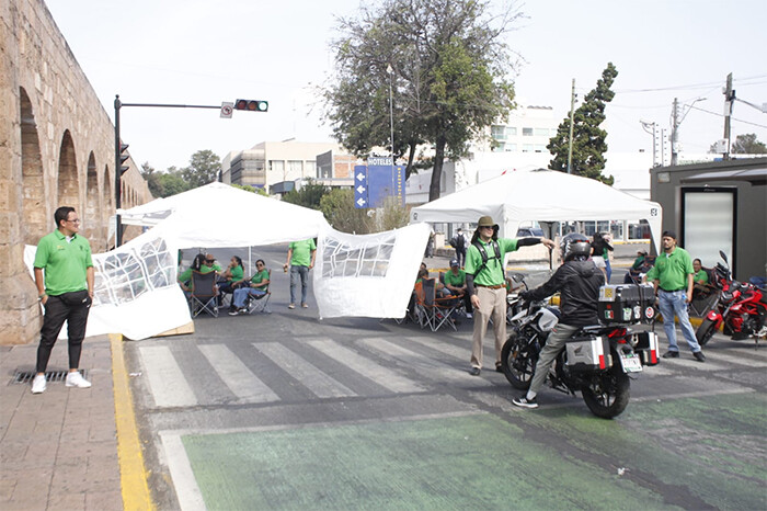 Este es el reporte actual de 26 zonas de Morelia donde hay bloqueos del Staspe