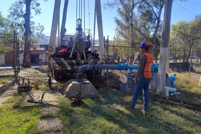 Este viernes se restablece el servicio del pozo de Lomas de Santiaguito: OOAPAS