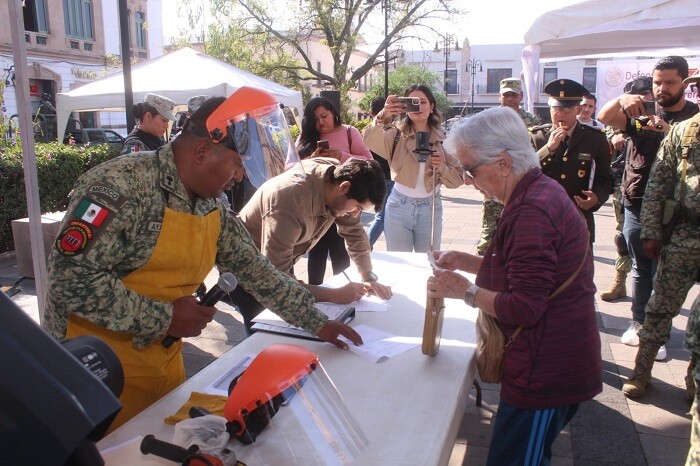 Esto es te darán por tu arma si decides canjearla en el centro de Morelia, de forma anónima