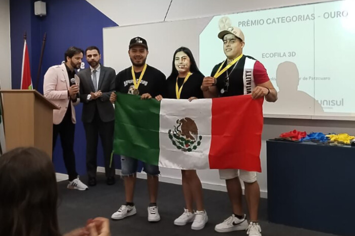 Estudiantes del Tec de Pátzcuaro ganan oro en concurso de ciencia