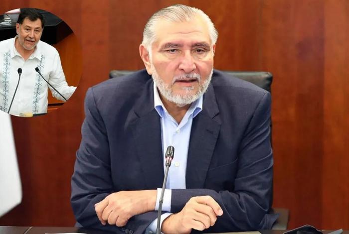 Exclusión del PAN en Jucopo: Respuesta de Adán Augusto a Noroña “No podemos, no tenemos facultades”