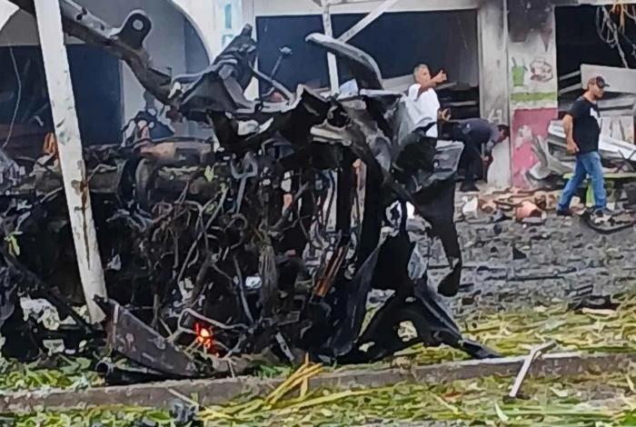 Explosión de coche bomba en Coahuayana afectó en un radio de 300 metros: FGE