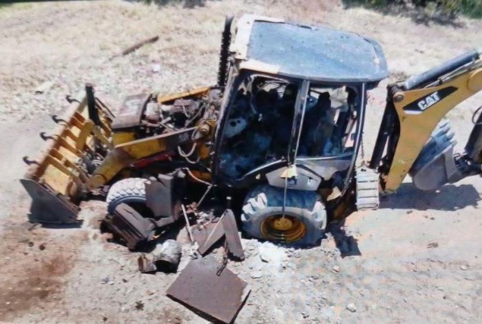 Explota narc0m1na en camino rural de Loma de los Hoyos, en Apatzingán