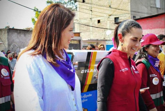 Fabiola Alanís felicita a la presidenta Claudia Sheinbaum por su primer informe de gobierno