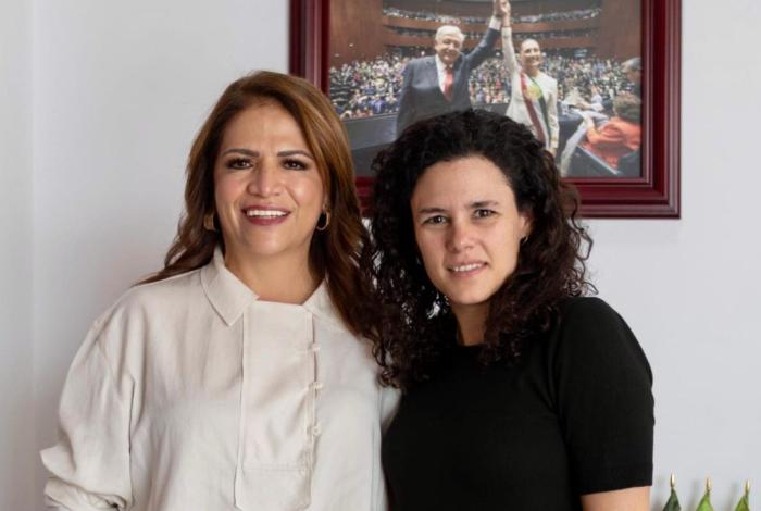 Fabiola Alanís y Luisa María Alcalde reafirman unidad y trabajo conjunto por la transformación de Michoacán