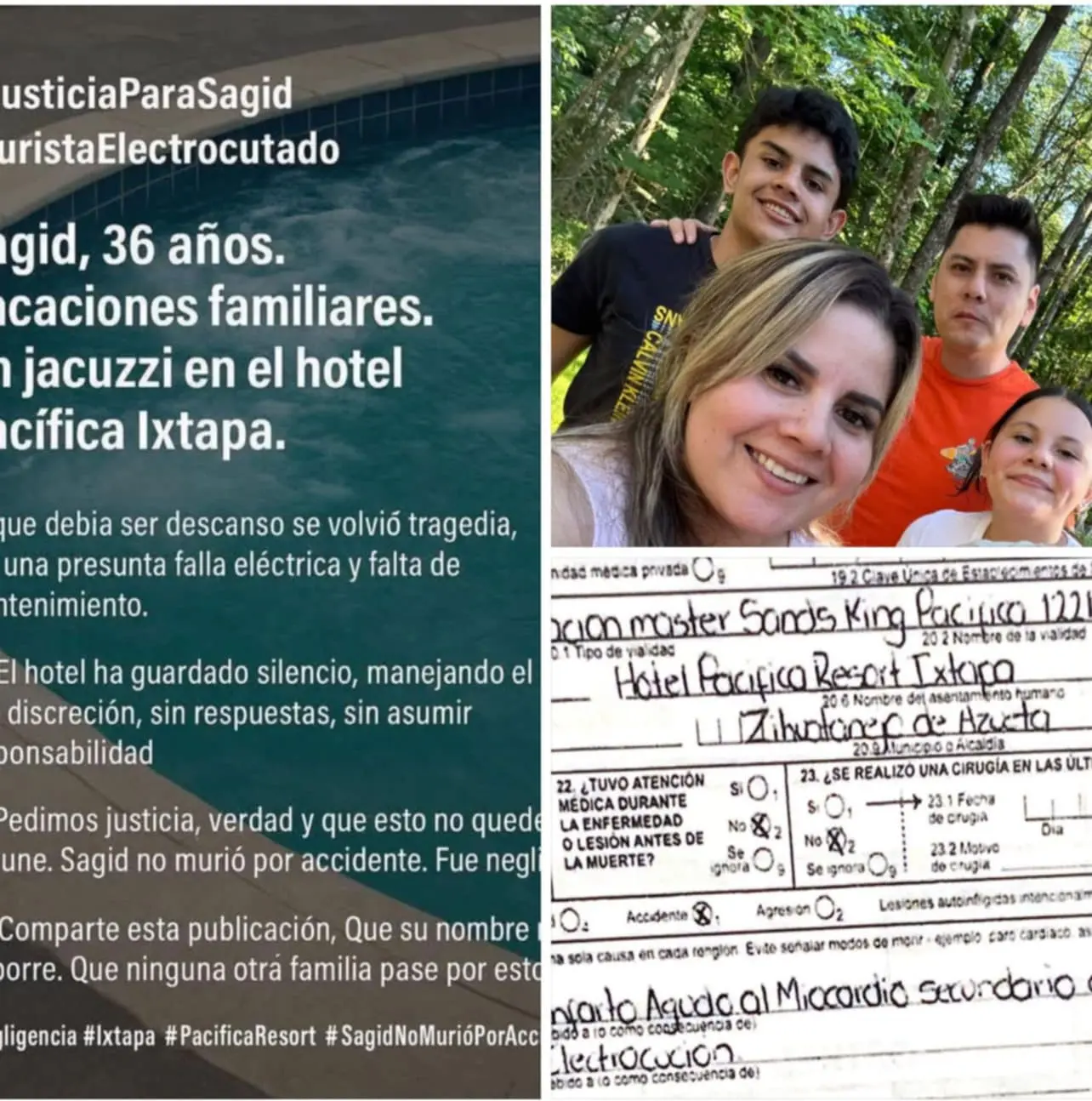 Familia sigue sin respuesta por tragedia en Pacífica Resort Ixtapa