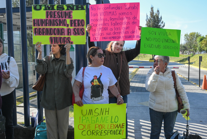 Familiares de trabajadores nicolaitas fallecidos reclaman pago de pensiones
