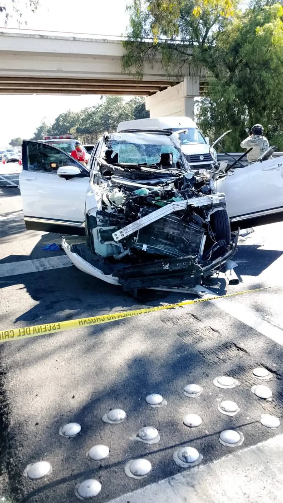 Fatal choque en la autopista de Occidente: muere adulta mayor y cuatro resultan heridos