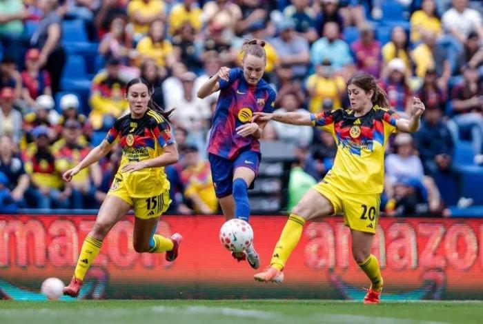 FC Barcelona Femenil vence 2-1 al América en duelo amistoso