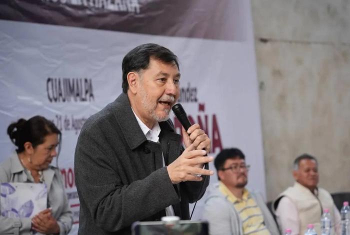 Fernández Noroña defiende su situación fiscal en Tepoztlán