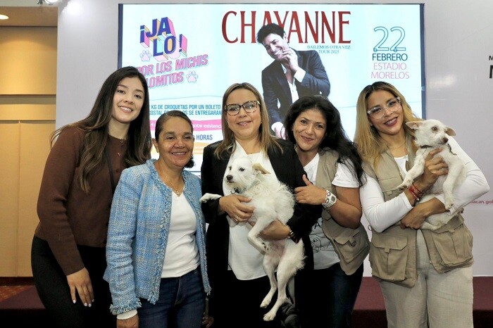 Festival Jalo con Chayanne garantizará alimento por un año para 130 refugios de michis y lomitos: Bedolla