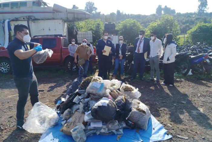 FGE Michoacán lleva a cabo destrucción de narcóticos en la región Uruapan