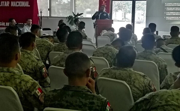 FGE Realiza Capacitación para Sedena y Guardia Nacional en Apatzingán