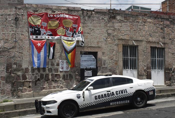 Foro cultural Lo Común, en Morelia, sigue asegurado por las autoridades