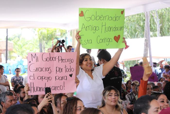 Fortalece Bedolla infraestructura vial de Huandacareo; arranca rehabilitación de calle Lázaro Cárdenas