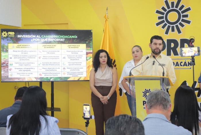 Fortalecer el campo michoacano es fortalecer a nuestras familias. PRD Michoacán presenta propuesta integral