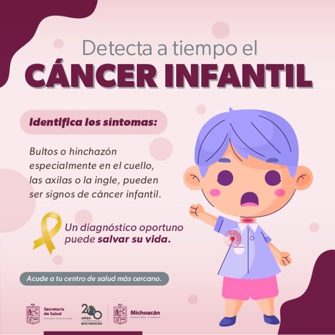 #Foto | Identifica los signos del cáncer infantil para solicitar atención médica oportuna: SSM