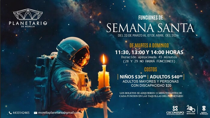 #Foto | SEE invita a descubrir el universo en el Planetario de Morelia