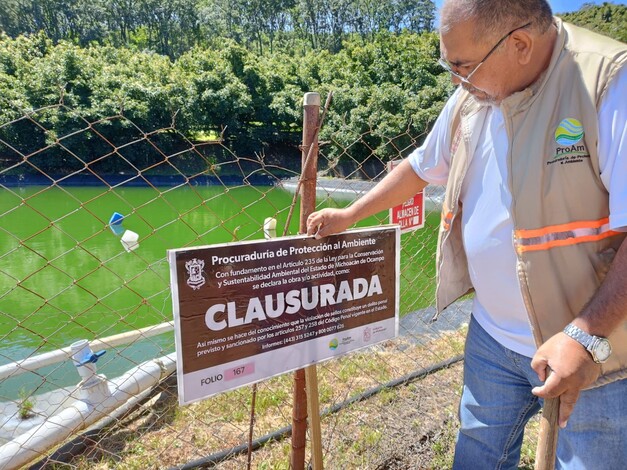 #Fotos | Clausuradas 15 ollas huachicoleras de agua en Erongarícuaro durante 2024: Proam