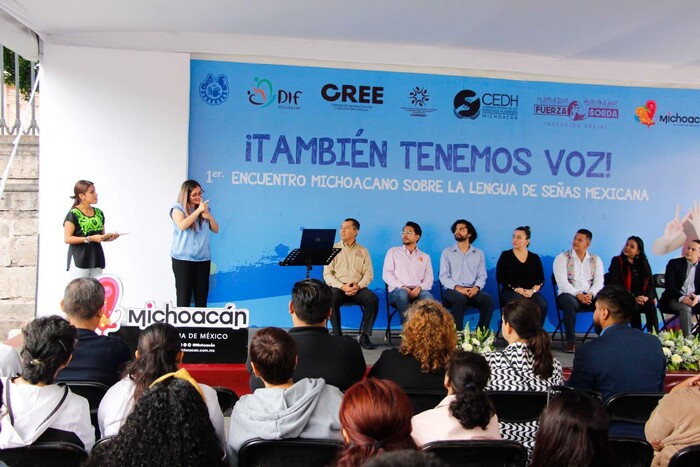 #Fotos | Comienza el primer Encuentro Michoacano sobre Lengua de Señas Mexicana