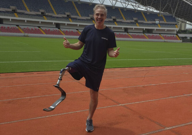 #Fotos | El actor Juan Pablo Medina participará en los Juegos Paralímpicos de París 2024