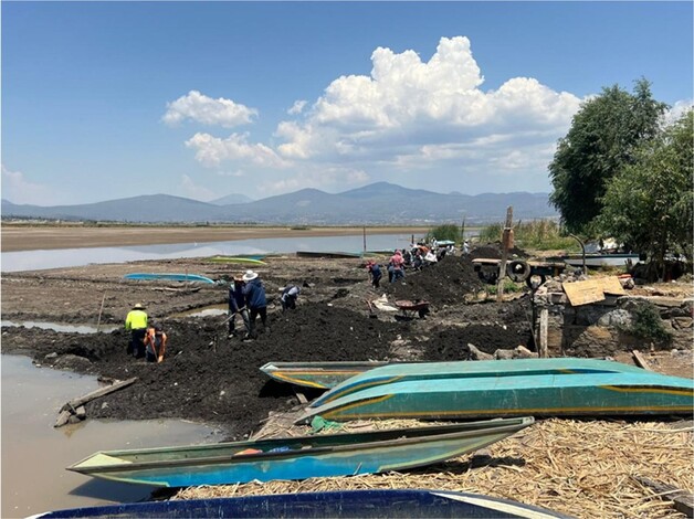 #Fotos | Empleo temporal beneficia a más 800 personas con rescate del lago de Pátzcuaro