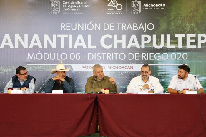 #Fotos | Se tecnificará módulo de riego Chapultepec para cuidar el agua: Bedolla