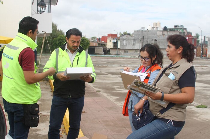 #Fotos | SSM despliega brigadas en colonias inundadas de Morelia