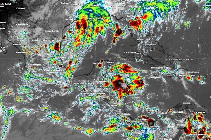 Frente frío número 1 y la onda tropical 21 dejará lluvias intensas en México