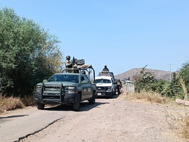 Fuerza federales y estatales abanten a dos delincuentes