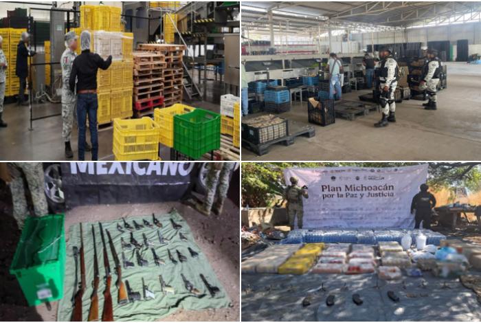 Fuerzas federales detienen a 16 personas en distintos municipios; aseguran armas y explosivos