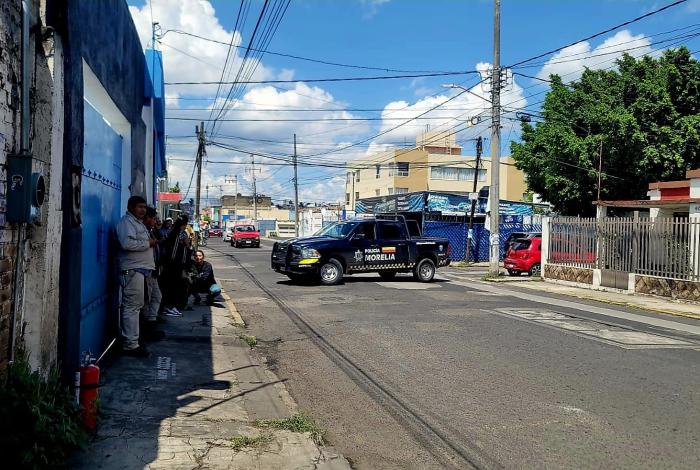 Fuga de Gas L.P. provoca flamazo y moviliza a los cuerpos de auxilio, en Morelia