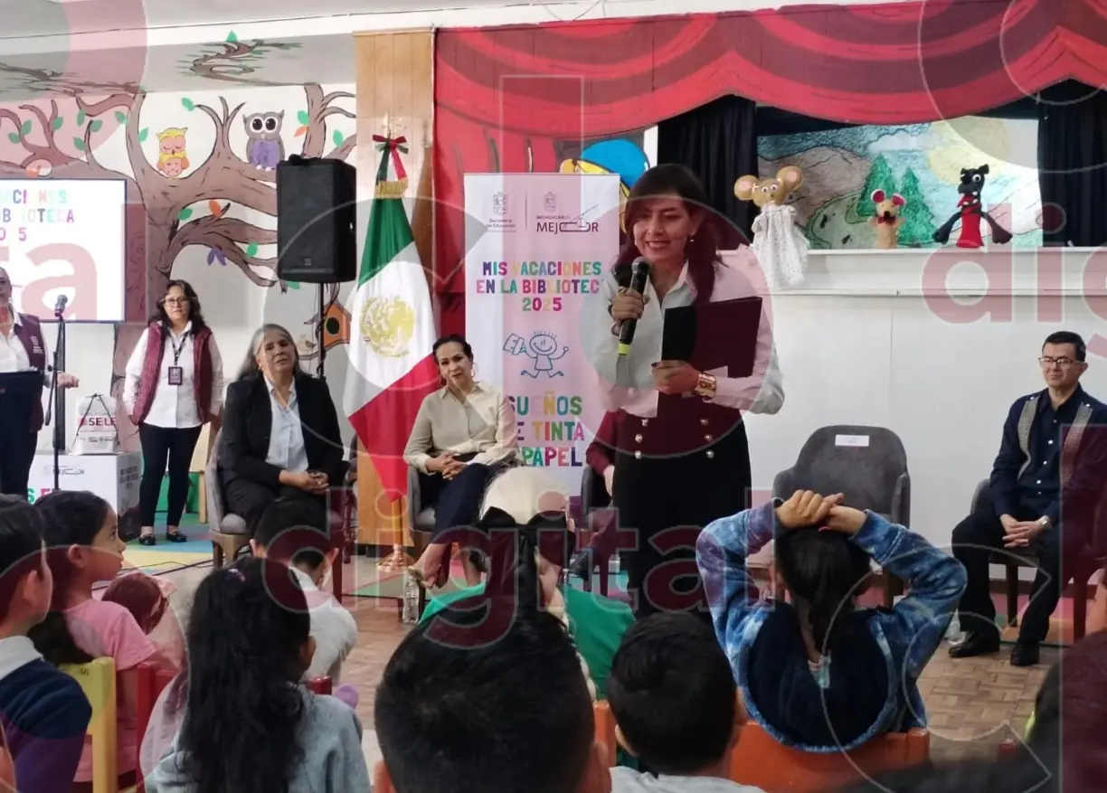 Gabriela Molina da arranque al programa Mis Vacaciones en la Biblioteca 2025