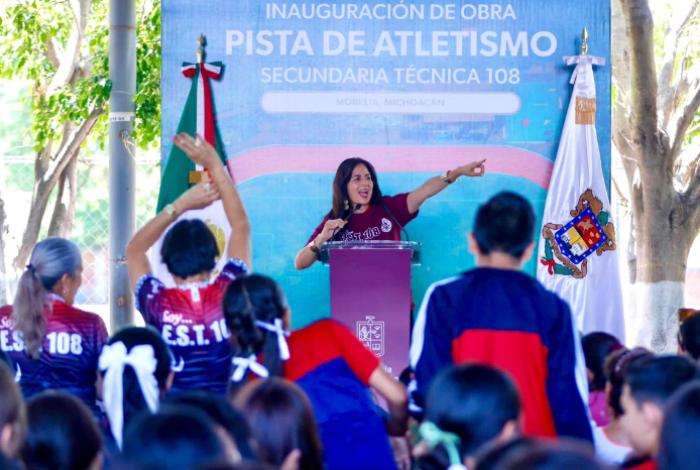 Gabriela Molina inaugura obra; van 6 mil mdp para dignificar escuelas