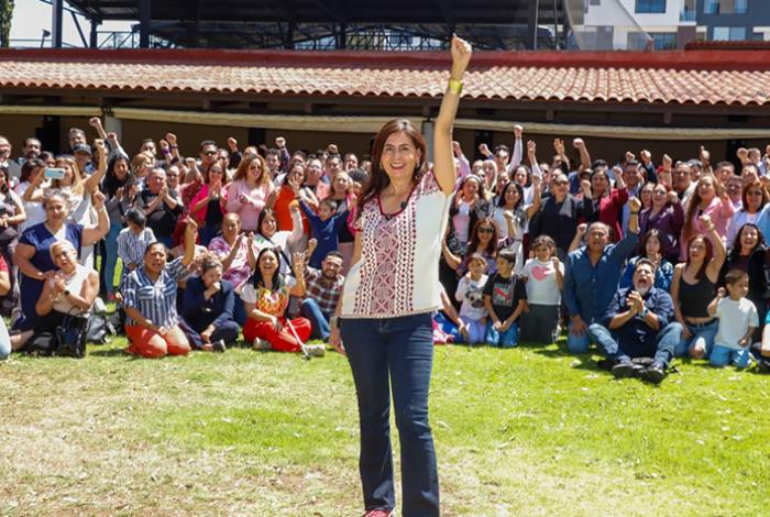Gaby Molina encabeza asamblea informativa con liderazgos de todo el estado