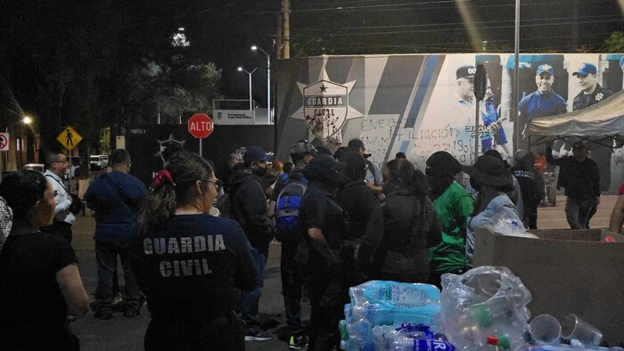 #Galería | Continúa manifestación de Guardia Civil y bloqueo en el Libramiento de Morelia