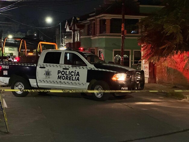 #Galería | Hombre es atacado a balazos en la colonia Ejidal Ocolusen de Morelia