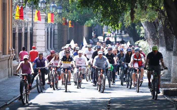 #Galería | Impulsará Torres Piña uso de la bicicleta como alternativa de transporte en Morelia