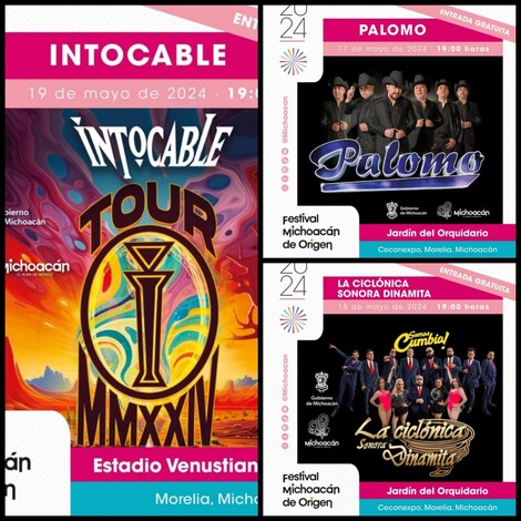 #Galería | Intocable, Palomo y La Sonora Dinamita cerrarán el Festival de Origen