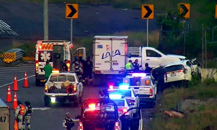 #Galería | Trágico accidente en autopista Siglo XXI, conductor muere al chocar contra puente