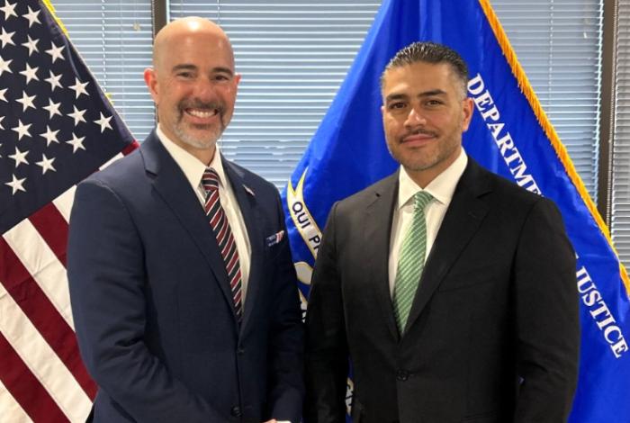 García Harfuch habla con el director de la DEA de combate al tráfico de drogas y armas