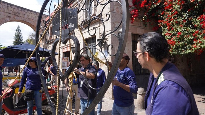 Gerencia del Centro Histórico renueva ‘Corazón’ del Callejón del Romance